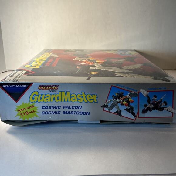 Vintage GuardMaster Cosmic Series Falcon & Mastodon Robot Set Sealed Parts NIB - Picture 6 of 8